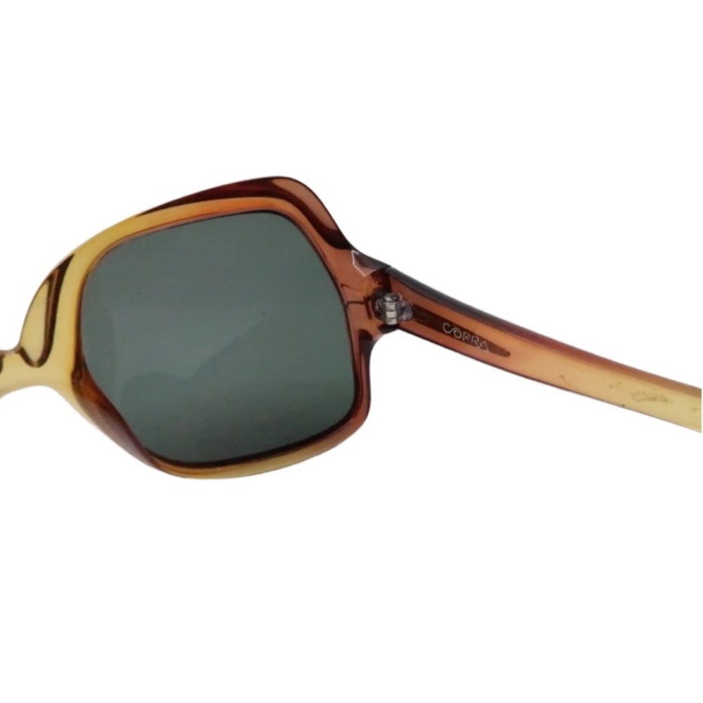 Sold// 1970 Corra Optyl Sunglasses,Oversized Statement Boho Women’s Sunnies - Picture 5 of 6